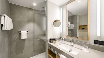 Privilege, Room, Courtyard, 1 Double Bed | Bathroom | Eco-friendly toiletries, hair dryer, towels
