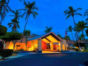 Front of property – evening/night