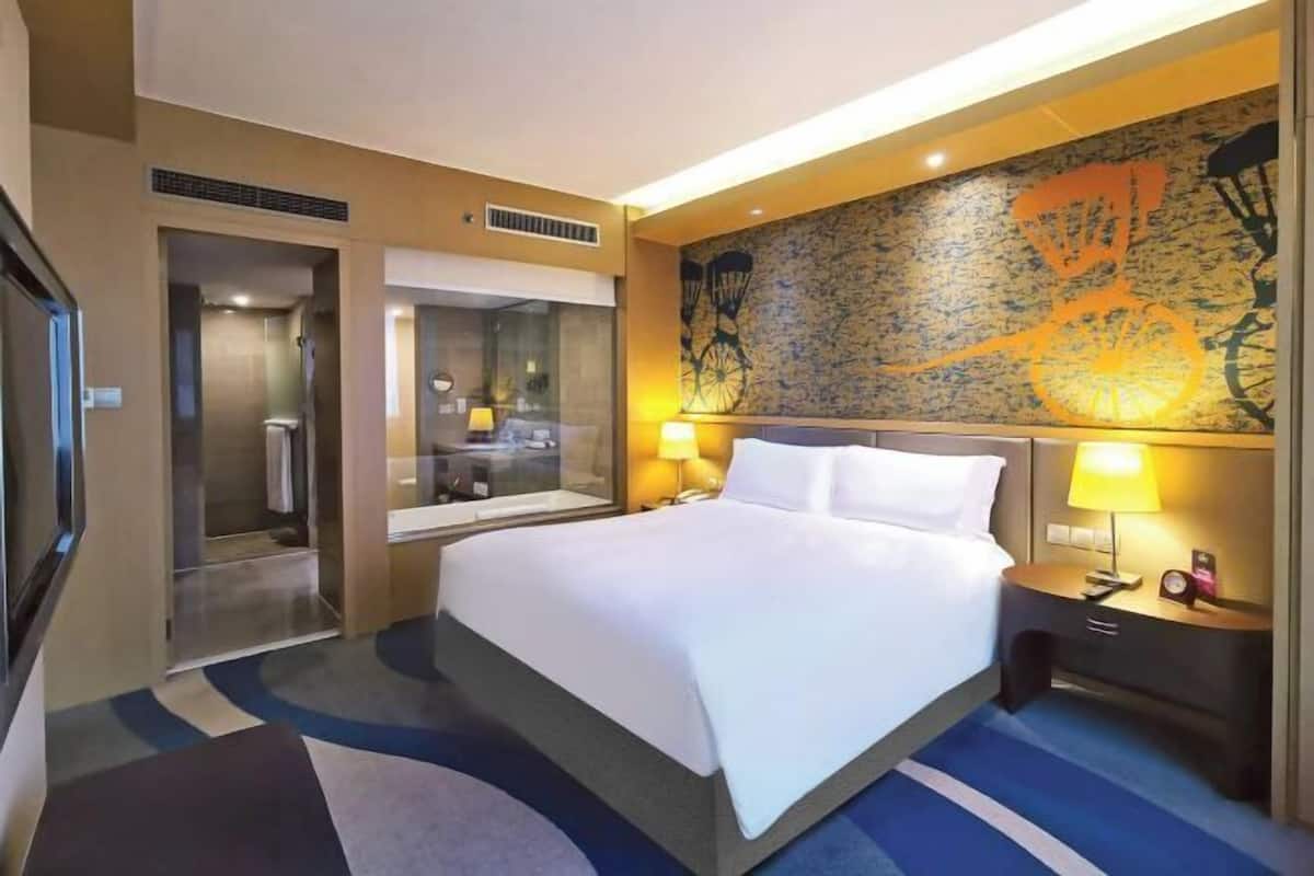1 chambre, literie de qualité supérieure, matelas mémoire de forme