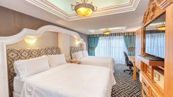 Ropa de cama de alta calidad y minibar