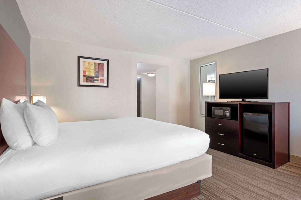 Standard Room, 1 King Bed, Non Smoking, Refrigerator & Microwave