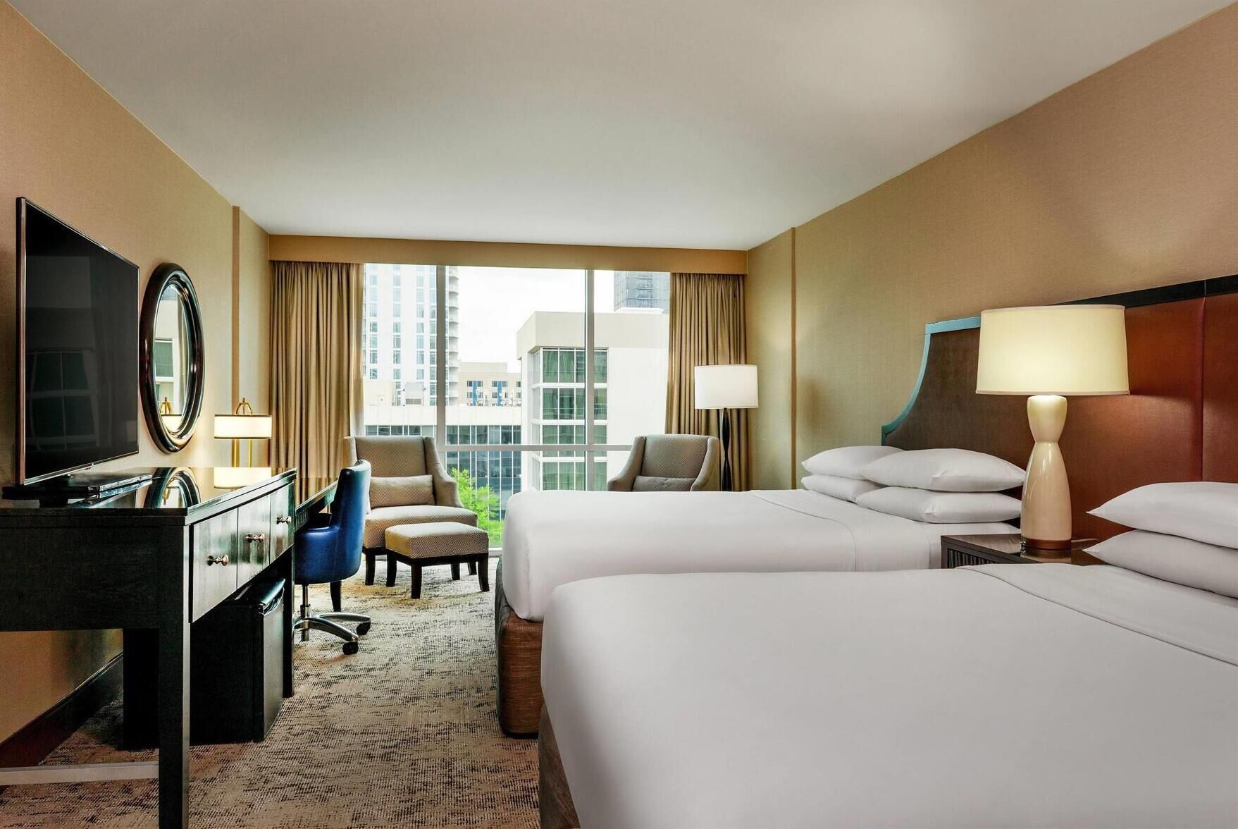 Premium bedding, in-room safe, desk, soundproofing