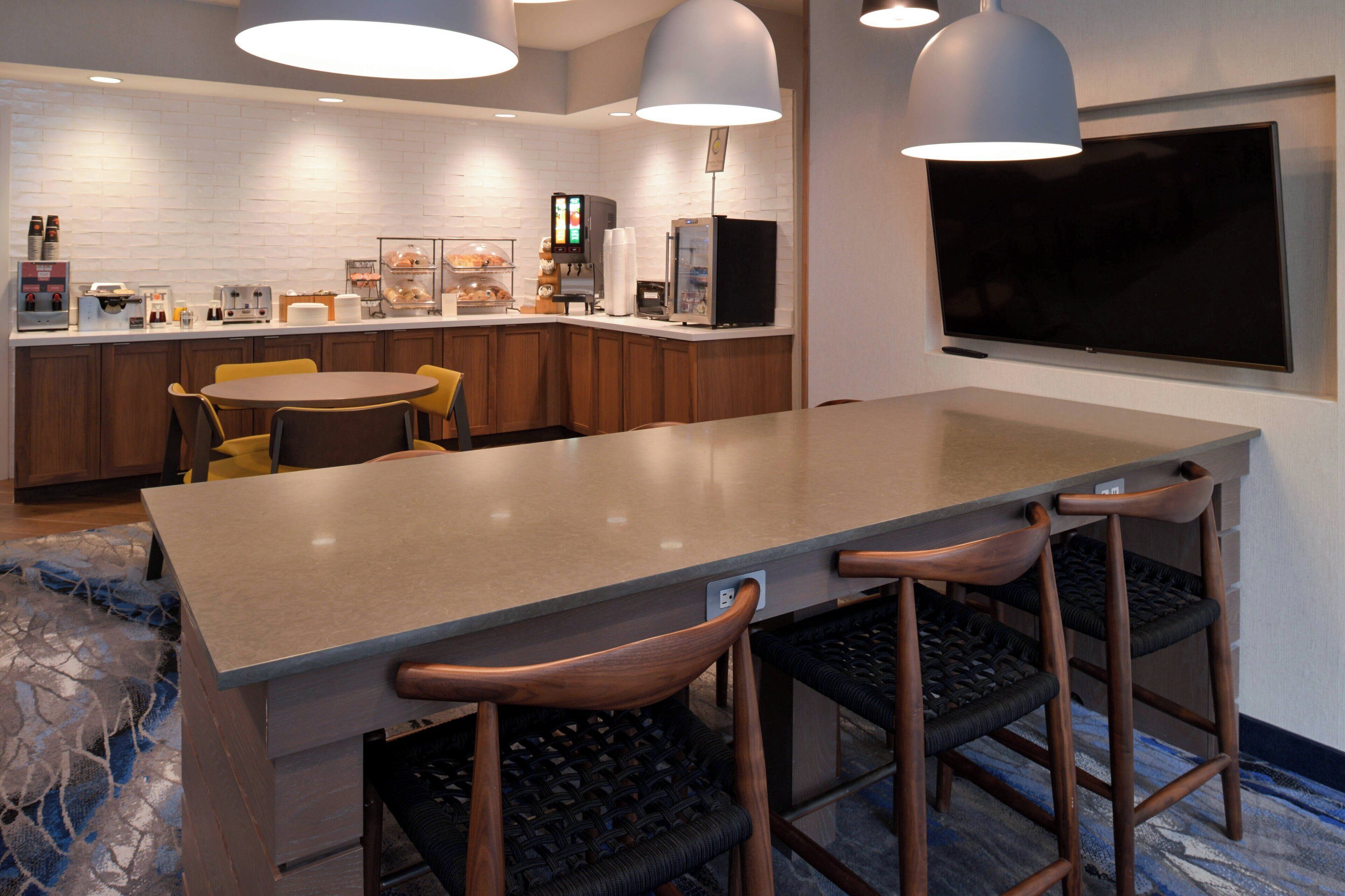 Petit déjeuner à emporter compris tous les jours