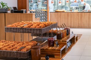 Daily buffet breakfast (EUR 23 per person)