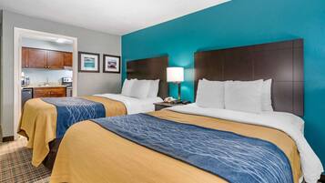 Desk, iron/ironing board, free WiFi, bed sheets