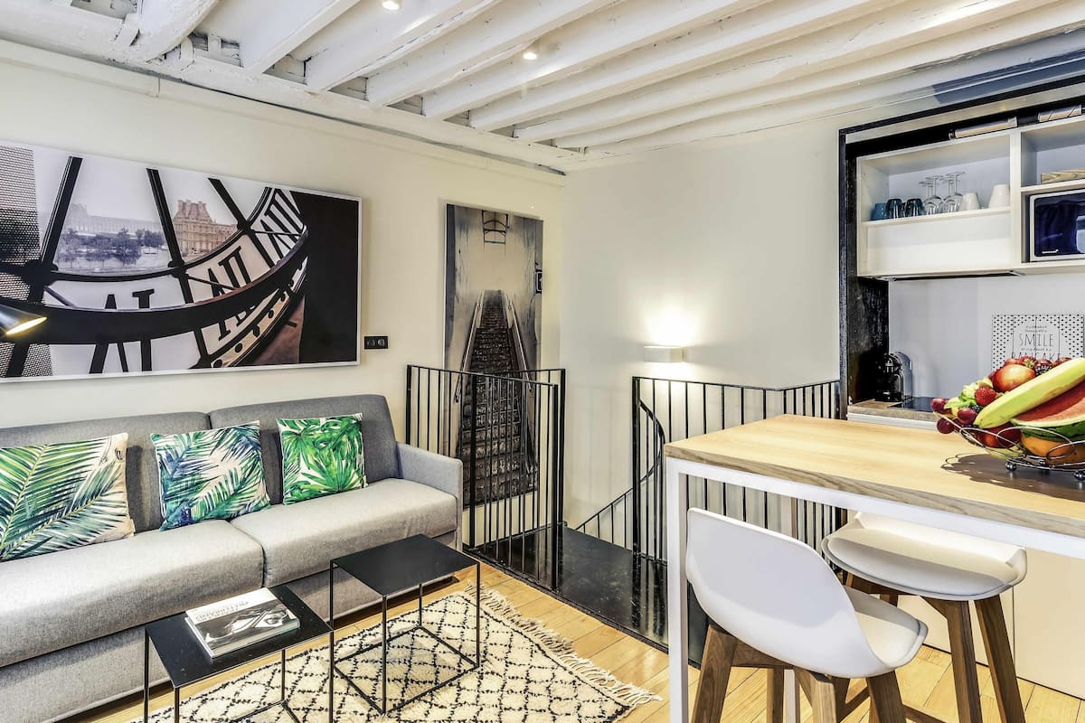 Apartment, 2 Bedrooms | Premium bedding, in-room safe, blackout drapes, soundproofing