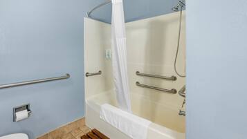 Room, 1 King Bed, Accessible, Non Smoking | Iron/ironing board, cribs (free), rollaway beds (surcharge), WiFi (free)