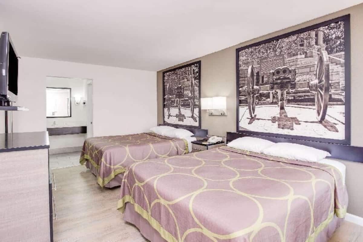 In-room safe, desk, iron/ironing board, free cribs/infant beds