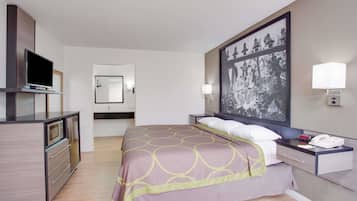 In-room safe, desk, iron/ironing board, free cribs/infant beds