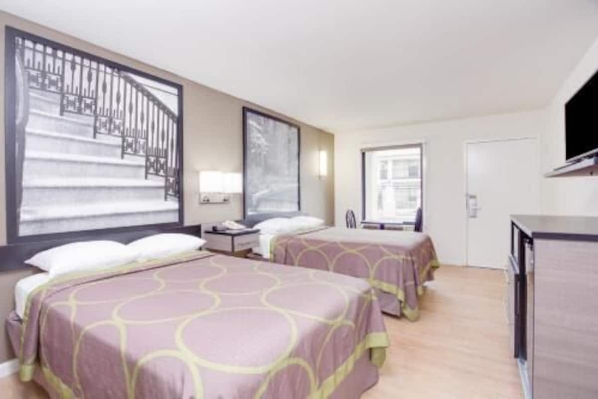 In-room safe, desk, iron/ironing board, free cribs/infant beds