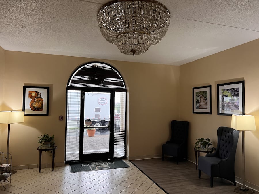 Sala de estar en el lobby