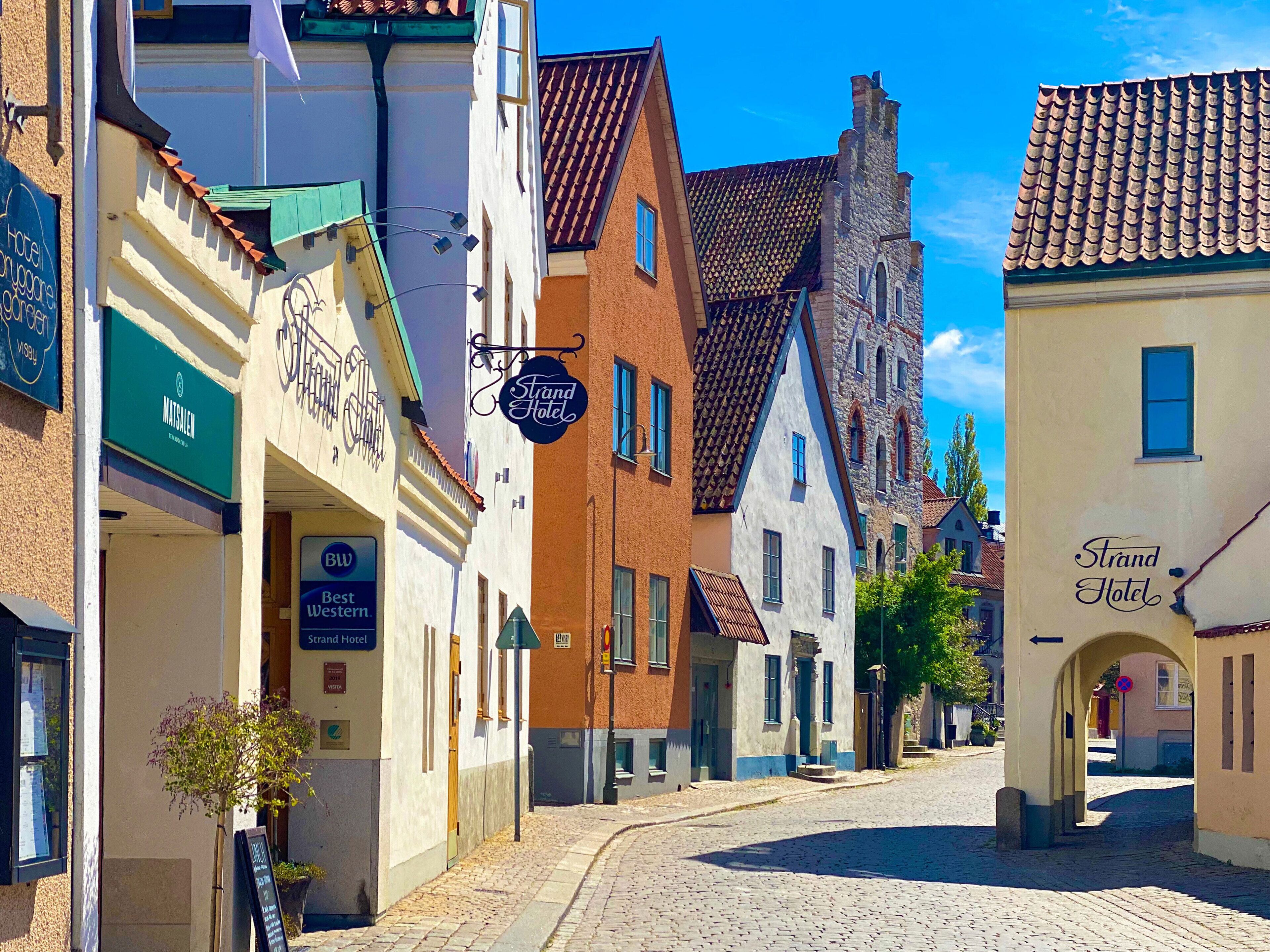 Overnatningsstedets facade