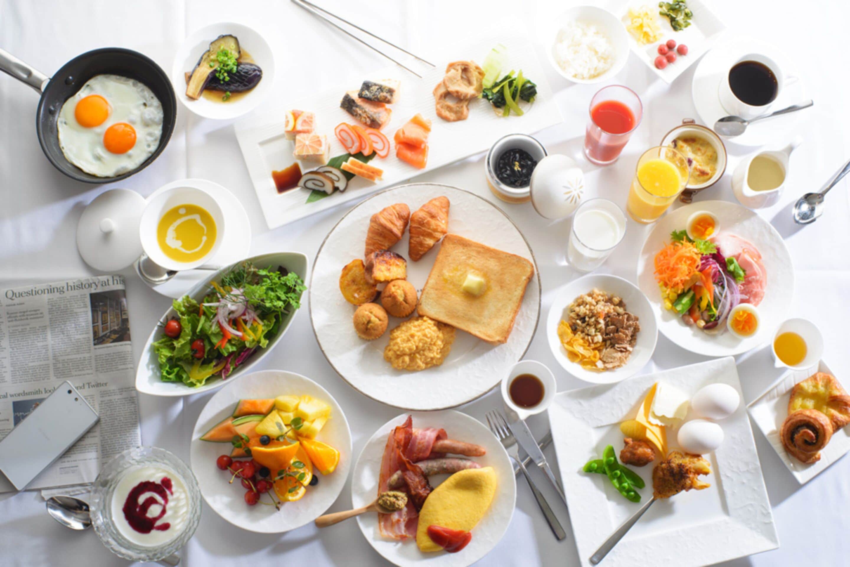 Desayuno buffet (JPY 3356 por persona) 