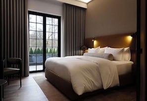 Hypo-allergenic bedding, in-room safe, desk, iron/ironing board - Hellerup Parkhotel (Hellerup)