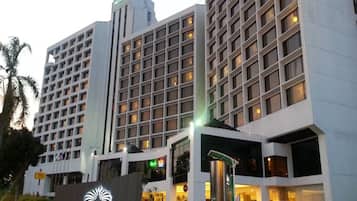 Front of property – evening/night