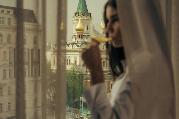 Udsigt fra overnatningsstedet