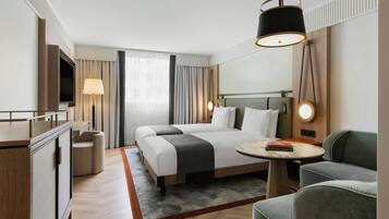 Pillowtop-Betten, Minibar, Zimmersafe, Verdunkelungsvorhänge