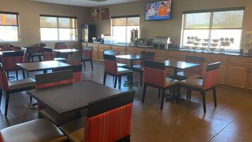 Free daily on-the-go breakfast