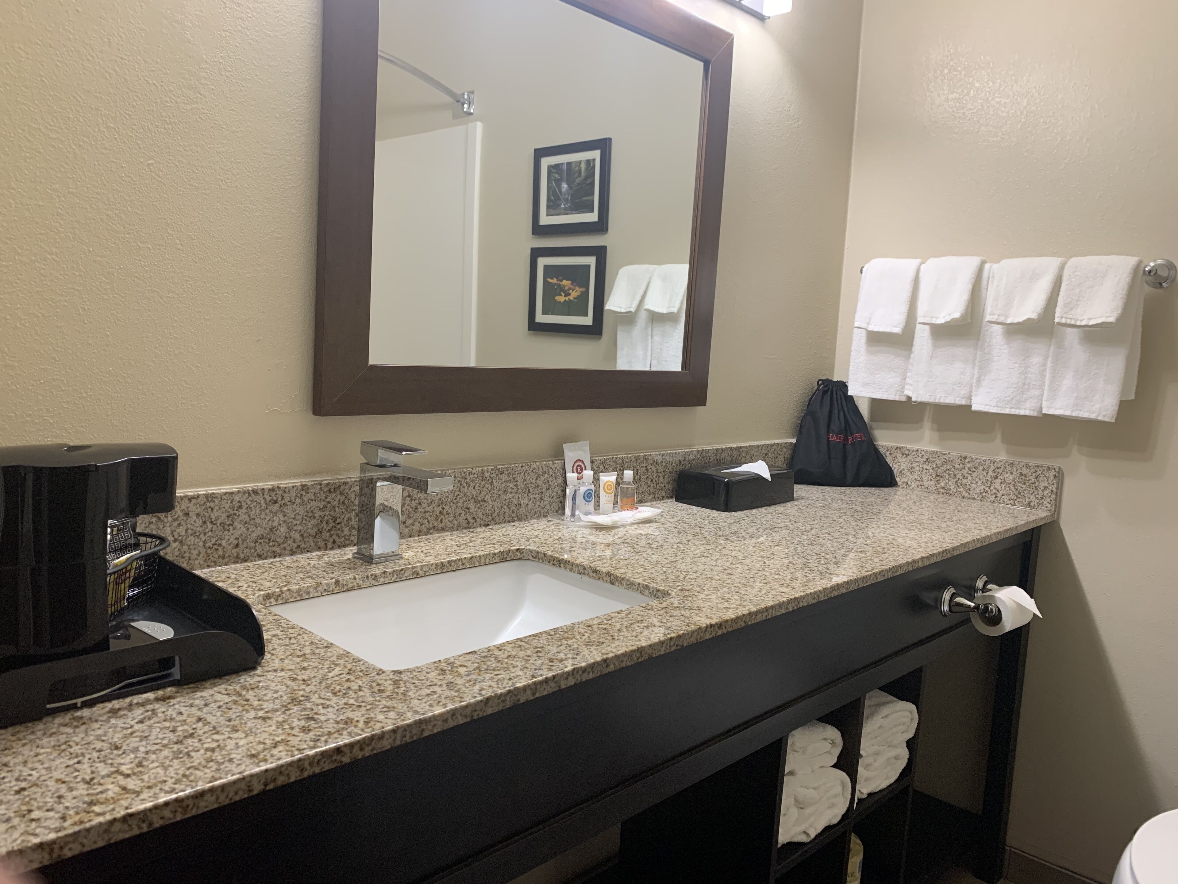 suite, 2 queen beds, non smoking | bathroom | free toiletries, hair dryer, towels, soap