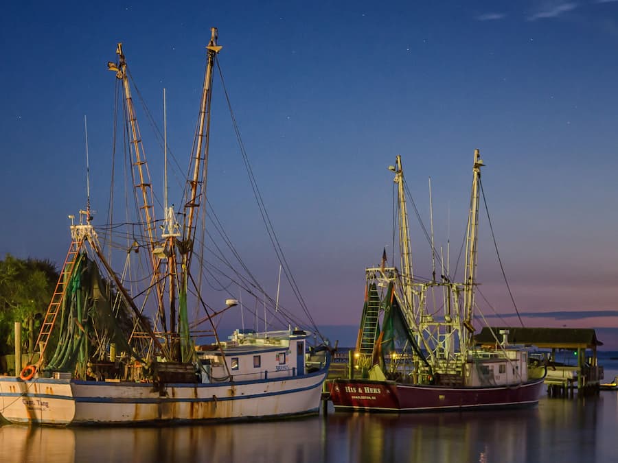 Blick von der Unterkunft