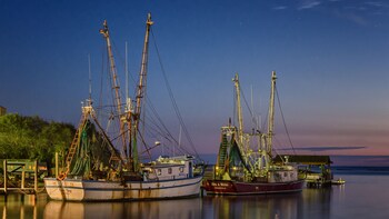 View from property looking out at Shem Creek Inn