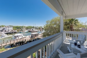 Deluxe King Creek Side | Balcony view