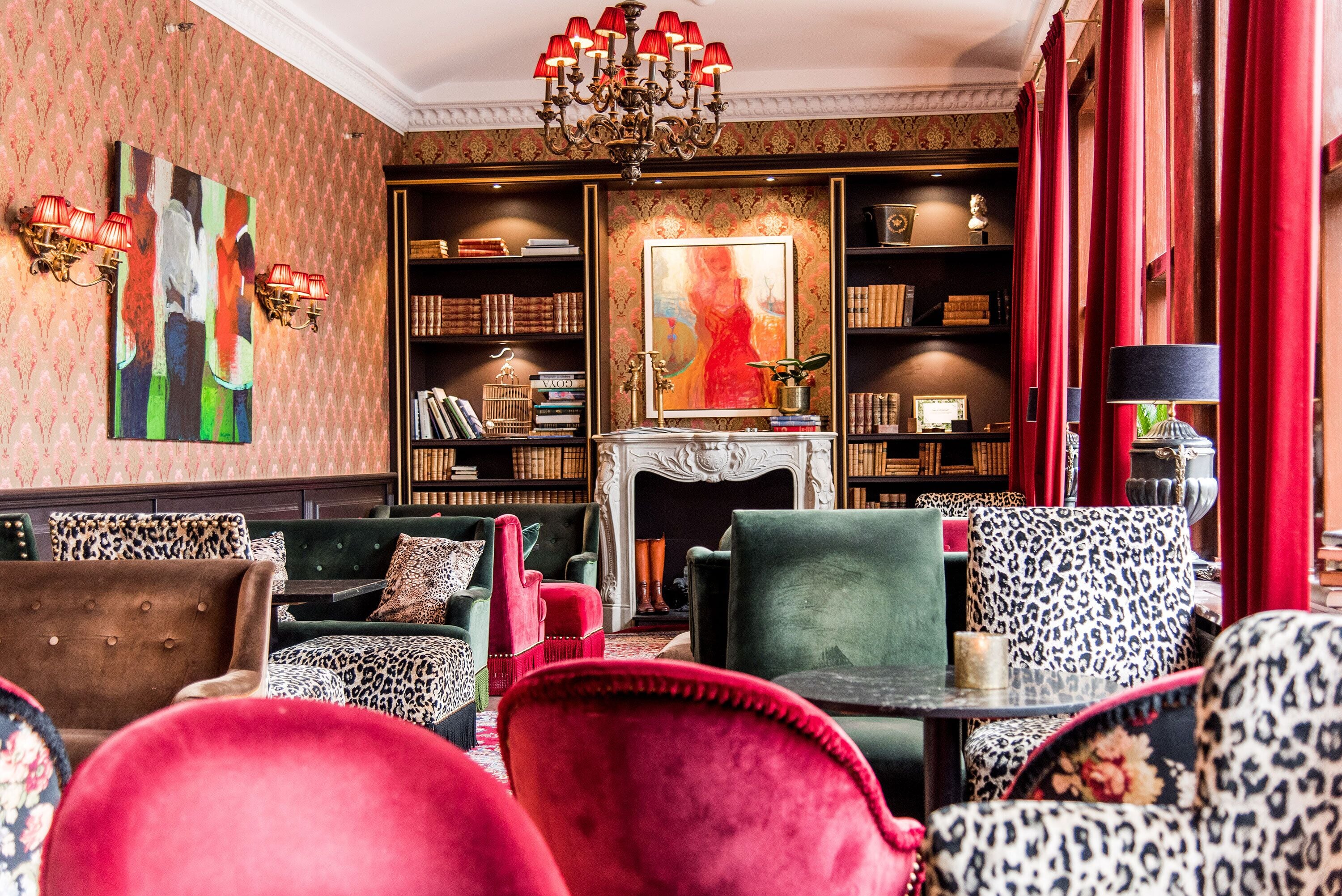 Sittområde i lobbyn