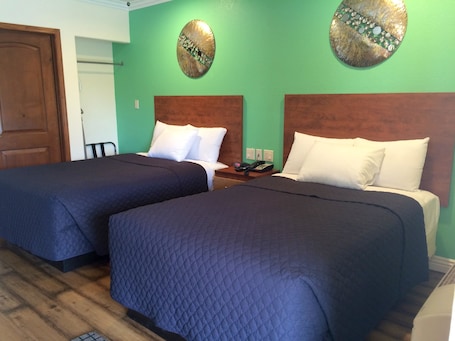 Standard Room, 2 Double Beds | Premium bedding, desk, blackout drapes, free WiFi. FairBridge Inn & Suites Merced/Gateway to Yosemite