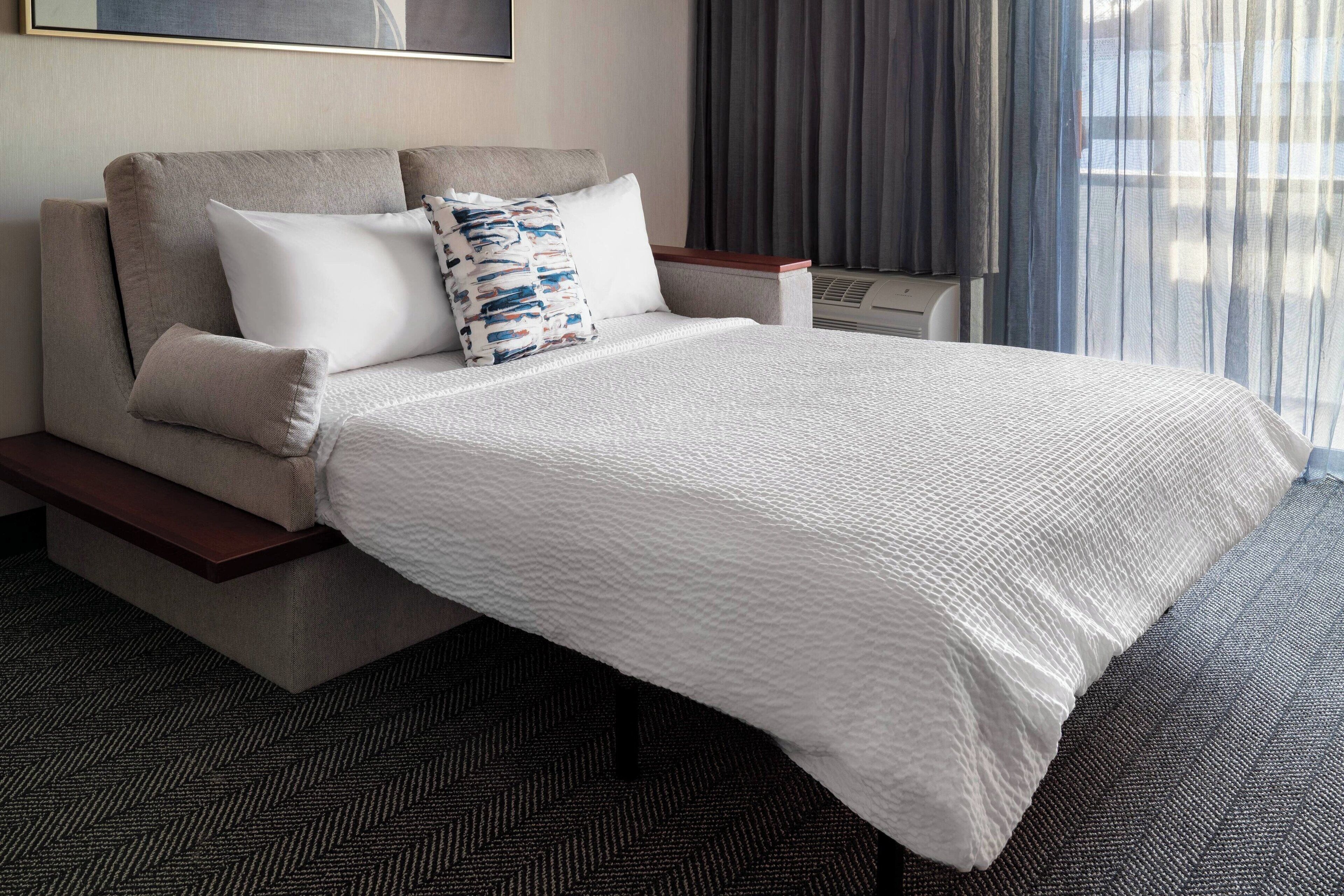 1 bedroom, desk, laptop workspace, iron/ironing board