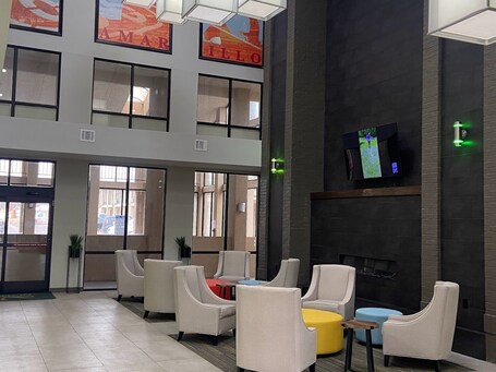 Sala de estar en el lobby