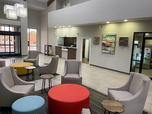 Sala de estar en el lobby