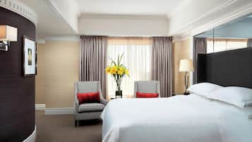 Literie de qualité supérieure, coffres-forts dans les chambres