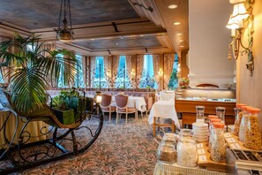 Daily buffet breakfast (EUR 23 per person)