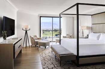 Suite, 1 Bedroom, Pool View (Balcony) | 1 bedroom, premium bedding, pillowtop beds, in-room safe at JW Marriott Desert Springs Resort & Spa