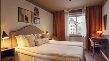 Minibar, in-room safe, desk, laptop workspace