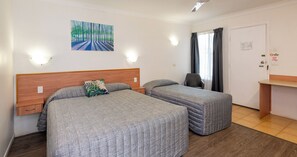 Habitación estándar | Escritorio, tabla de planchar con plancha, wifi gratis y ropa de cama