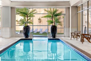 Indoor pool, outdoor pool