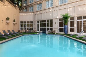 Outdoor wedding area