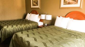 Standard Room, 2 Queen Beds, Non Smoking | Desk, soundproofing, iron/ironing board, rollaway beds
