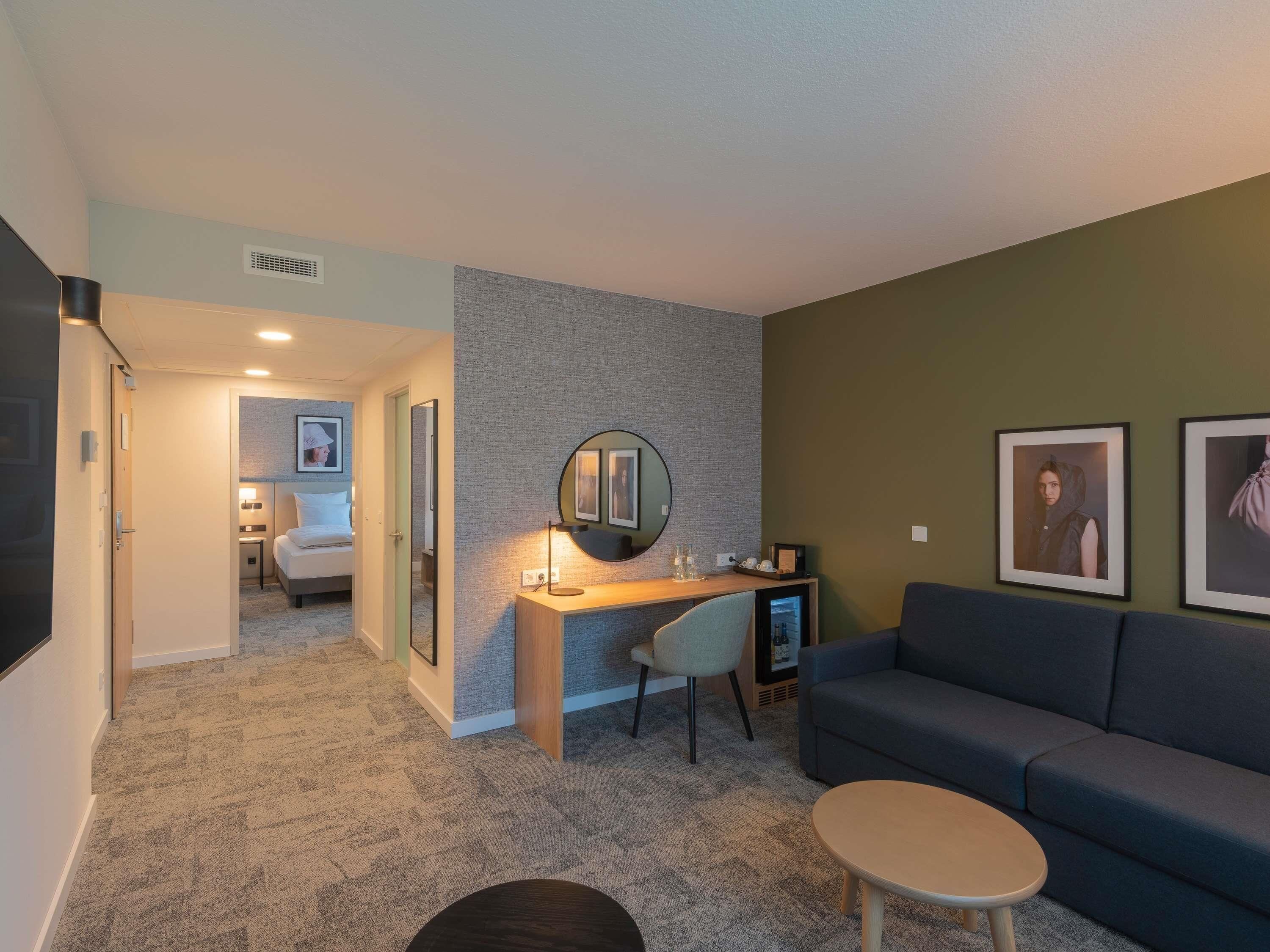 Junior Suite, 1 Katil Raja (King) dengan Katil Sofa | 1 bilik tidur, peralatan tempat tidur hipoalergenik 