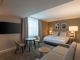 1 habitación y ropa de cama hipoalergénica