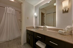 Free toiletries, hair dryer, towels
