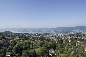 Blick von der Unterkunft