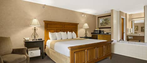 Premium bedding, down duvets, individually furnished, desk