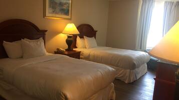 Deluxe Room, 2 Double Beds | Desk, blackout curtains, iron/ironing board, free WiFi