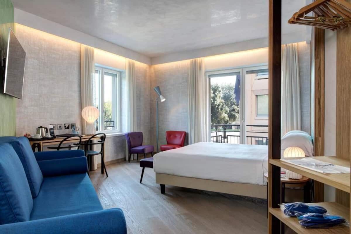 1 slaapkamer, een minibar, een kluis op de kamer