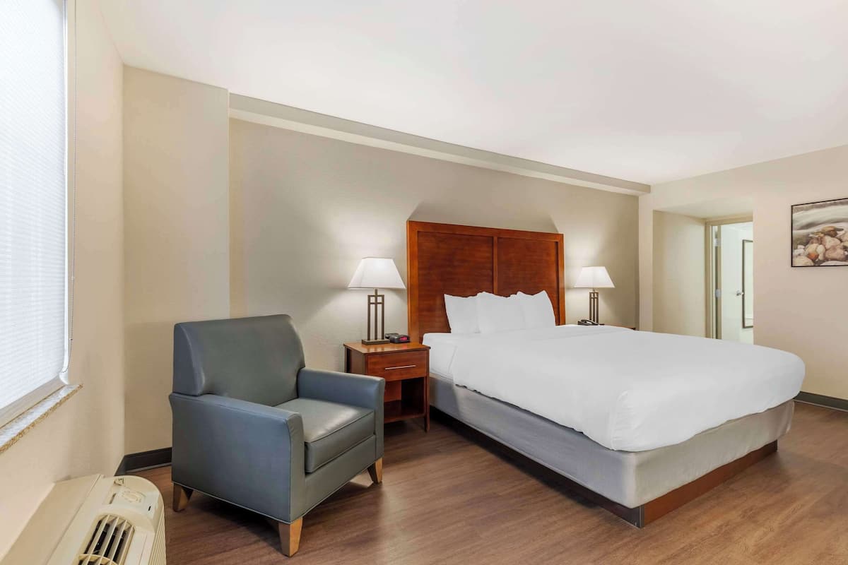 Room, 1 King Bed, Accessible, Non Smoking | Premium bedding, pillow-top beds, in-room safe, desk