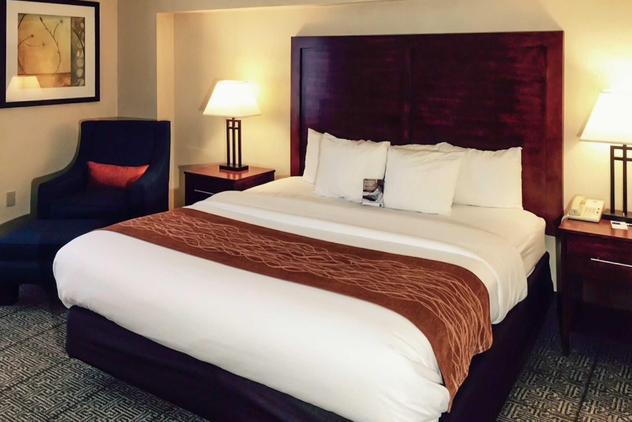 Premium bedding, pillow-top beds, in-room safe, desk