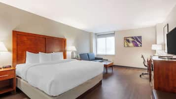 Premium bedding, pillow-top beds, in-room safe, desk