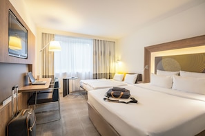 Superior Room, Multiple Beds (Premium) | Minibar, in-room safe, desk, laptop workspace
